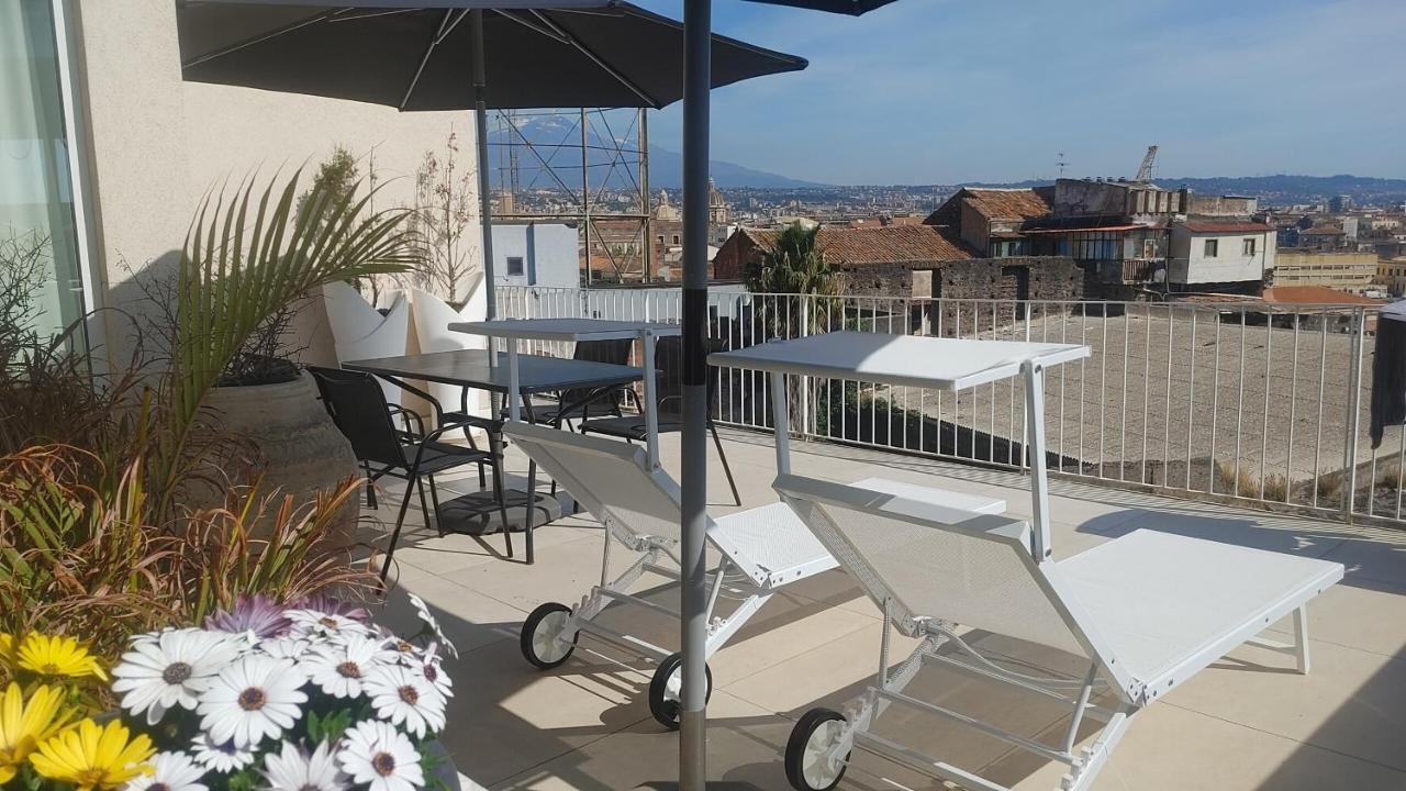 Attico Sul Porto Di Catania E Vista Vulcano Eksteriør bilde